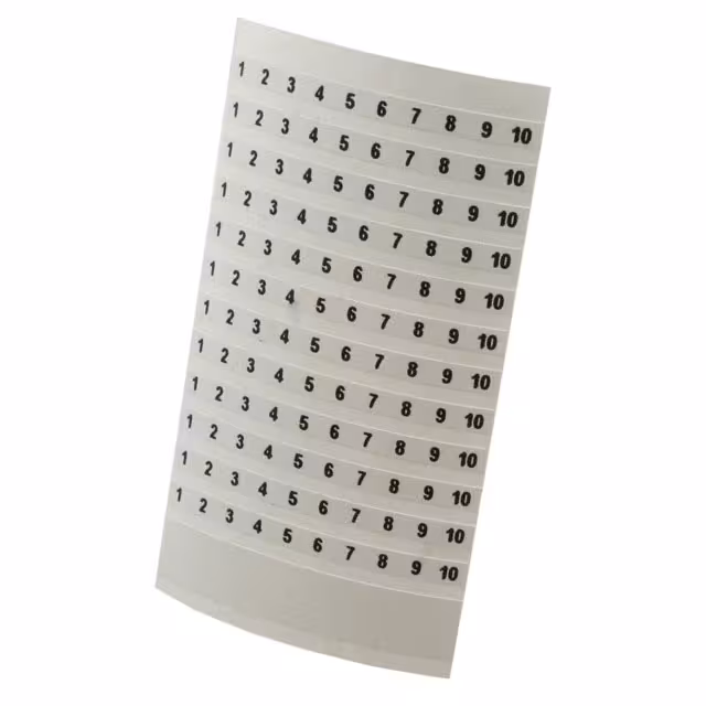 282928-1 TE Connectivity AMP Connectors  Strisce di marcatura per morsettiere